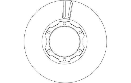 Brake Disc DF4145S TRW, Image 3