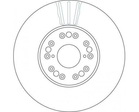Brake Disc DF4182S TRW, Image 3