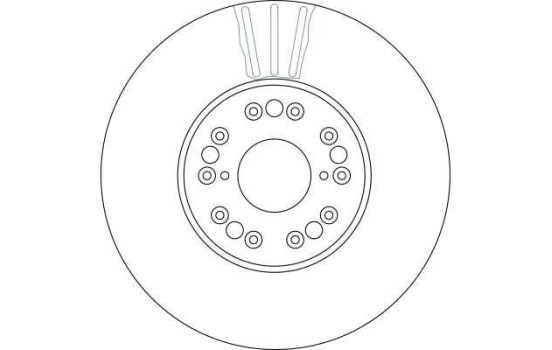 Brake Disc DF4182S TRW, Image 3