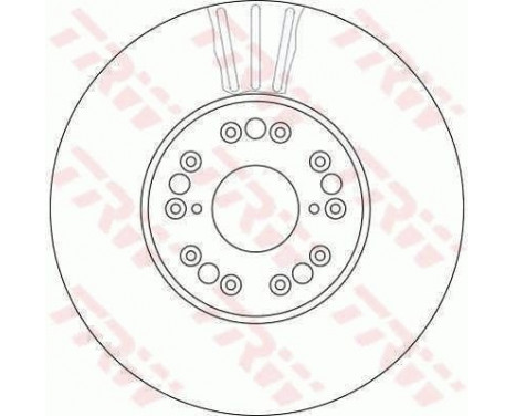 Brake Disc DF4182S TRW, Image 4