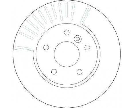 Brake Disc DF4194S TRW, Image 3