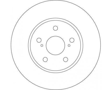 Brake Disc DF4204 TRW, Image 2