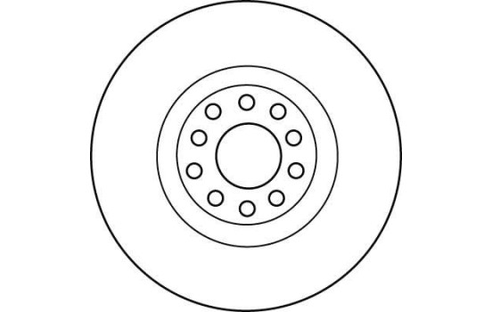 Brake Disc DF4209S TRW, Image 2
