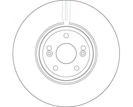 Brake Disc DF4231S TRW, Image 2