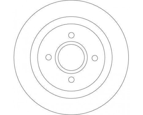 Brake Disc DF4251 TRW, Image 2