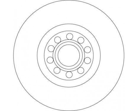 Brake Disc DF4258S TRW, Image 2