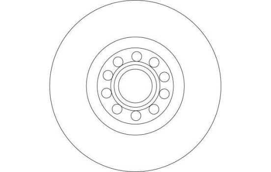 Brake Disc DF4258S TRW, Image 2