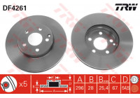 Brake Disc DF4261 TRW