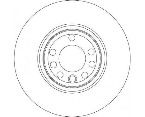 Brake Disc DF4265S TRW, Image 3