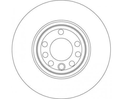 Brake Disc DF4266 TRW, Image 3