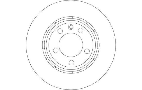 Brake Disc DF4275S TRW, Image 3