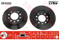 Brake Disc DF4282 TRW