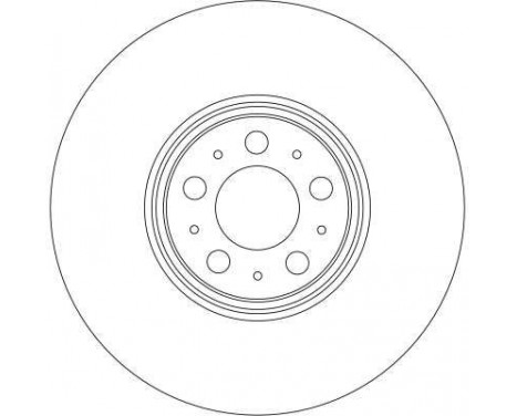 Brake Disc DF4340S TRW, Image 3
