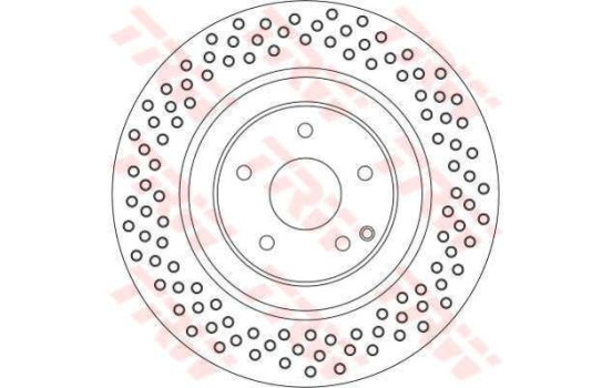 Brake Disc DF4341S TRW, Image 2