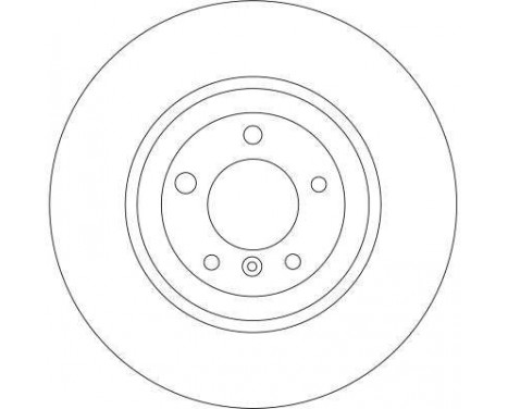 Brake Disc DF4349S TRW, Image 3