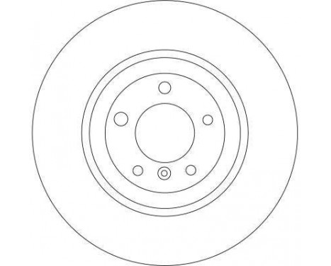 Brake Disc DF4350S TRW, Image 2