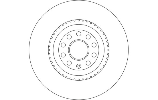 Brake Disc DF4350S TRW, Image 3