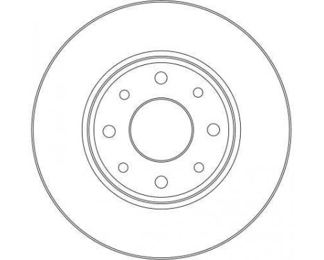 Brake Disc DF4375 TRW, Image 2