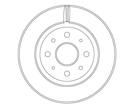 Brake Disc DF4410 TRW, Image 2