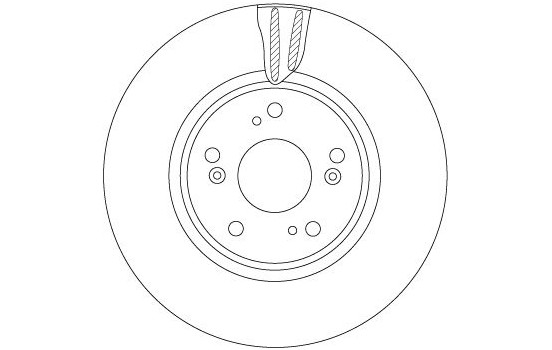 Brake Disc DF4432S TRW, Image 3