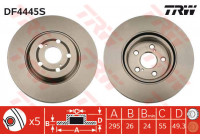 Brake Disc DF4445S TRW