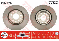 Brake Disc DF4479 TRW