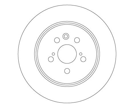 Brake Disc DF4480 TRW, Image 3