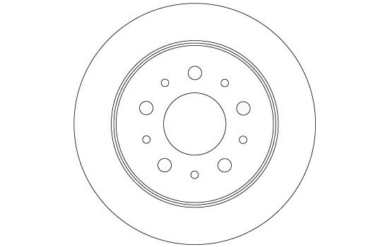 Brake Disc DF4481S TRW, Image 2