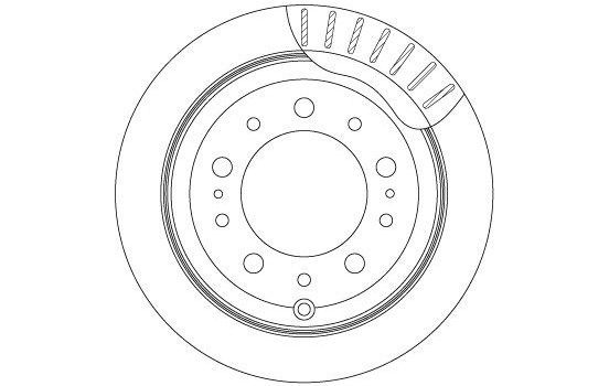 Brake Disc DF4483 TRW, Image 3