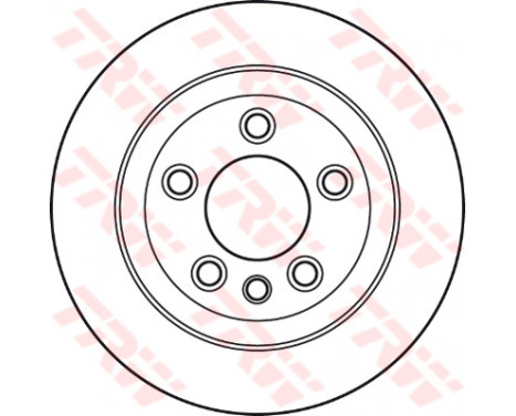 Brake Disc DF4487S TRW, Image 2