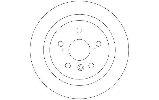 Brake Disc DF4500 TRW, Image 3