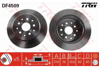 Brake Disc DF4509 TRW