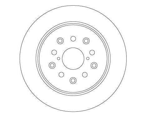 Brake Disc DF4509 TRW, Image 2