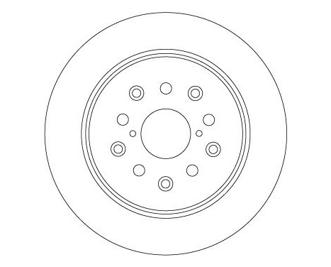 Brake Disc DF4509 TRW, Image 2
