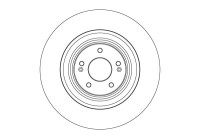 Brake disc DF4607S TRW
