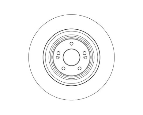 Brake disc DF4607S TRW