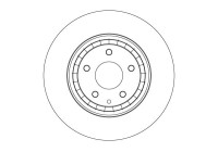 Brake disc DF4611S TRW