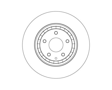 Brake disc DF4611S TRW