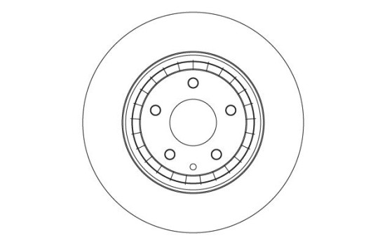 Brake disc DF4611S TRW