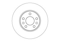 Brake disc DF4615 TRW