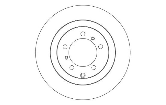 Brake disc DF4616S TRW