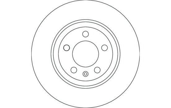 Brake disc DF4624 TRW