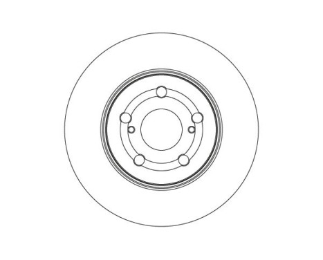 Brake disc DF4630 TRW
