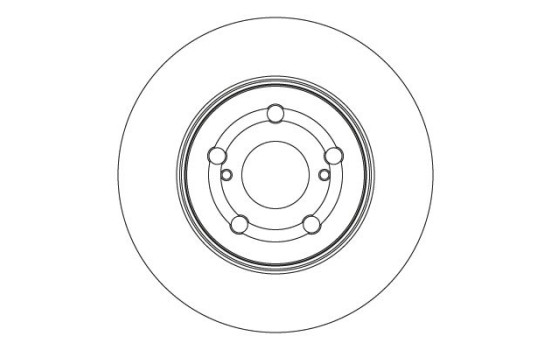 Brake disc DF4630 TRW