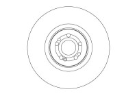 Brake disc DF4634S TRW