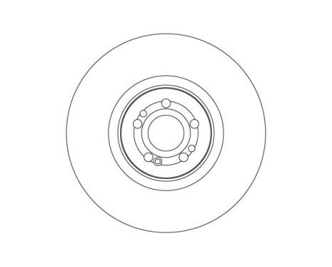 Brake disc DF4634S TRW