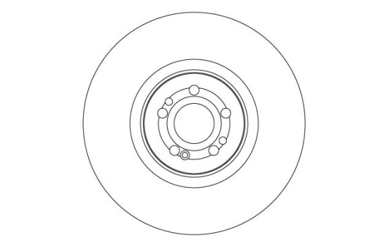 Brake disc DF4634S TRW