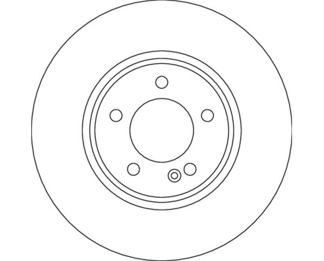 Brake disc DF4638S TRW