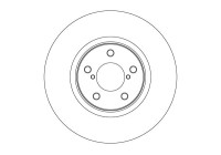 Brake disc DF4639 TRW