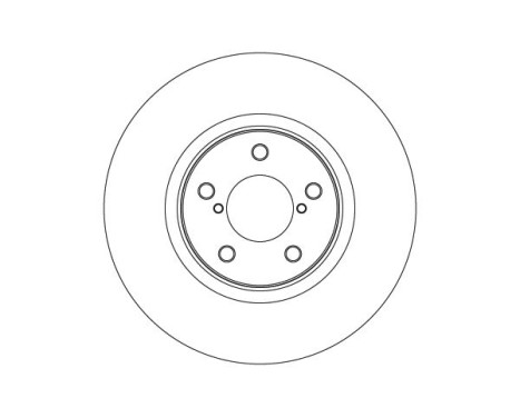 Brake disc DF4639 TRW